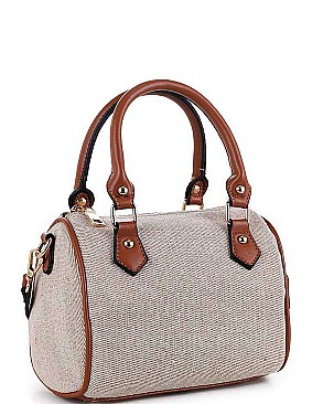 STYLISH SMOOTH DURABLE CANVAS FASHION BOSTON BAG JYFC-19483