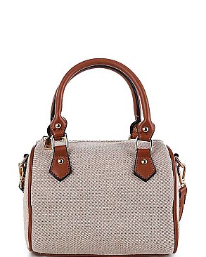 STYLISH SMOOTH DURABLE CANVAS FASHION BOSTON BAG JYFC-19483