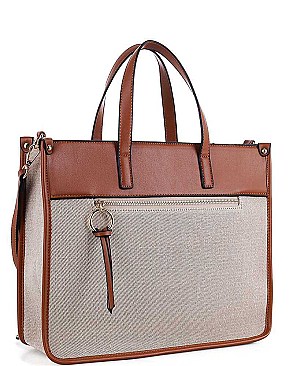 MODERN FASHION SMOOTH DURABLE FABRIC STYLISH SATCHEL BAG WITH LONG STRAP JYFC-19484