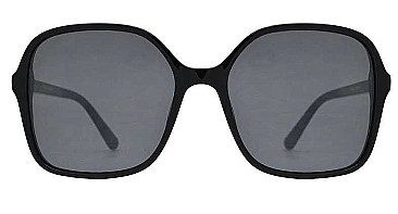 PACK OF 12 SQUARE SUNGLASSES WITH METAL ACCENT