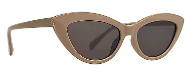 PACK OF 12  CAT EYE SUNGLASSES WITH FLAT LENS