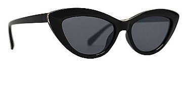 PACK OF 12  CAT EYE SUNGLASSES WITH FLAT LENS