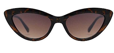 PACK OF 12  CAT EYE SUNGLASSES WITH FLAT LENS