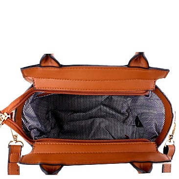 LINEN WING SATCHEL
