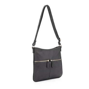 Slim Double Front Pocket Crossbody Bag