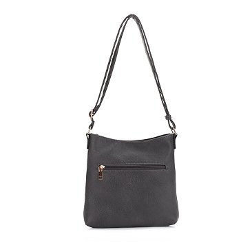 Slim Double Front Pocket Crossbody Bag