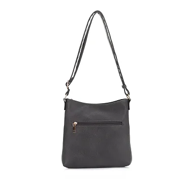 Slim Double Front Pocket Crossbody Bag