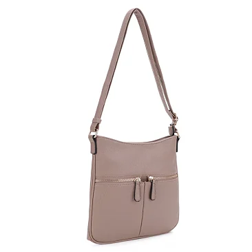 Slim Double Front Pocket Crossbody Bag
