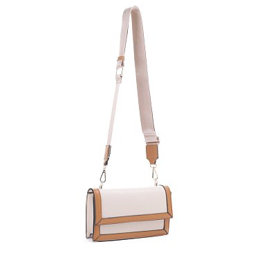 Two Tone Adjustable Crossbody
