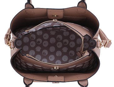 Front Envelope Flap Padlock Satchel Bag