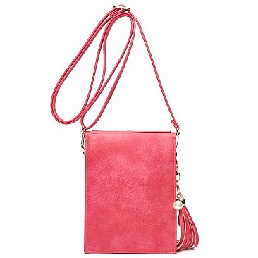 Laser Cut Printed Crossbody Cell Phone Case