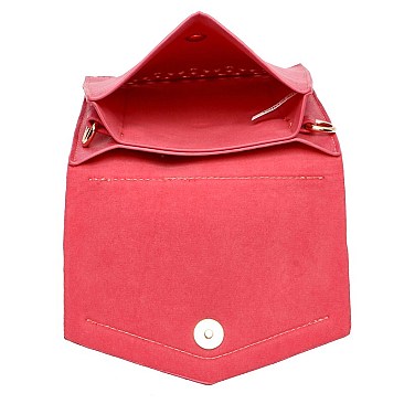 Laser Cut Printed Crossbody Cell Phone Case