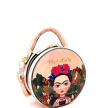 Authentic Cartoon Version Hologram Frida Kahlo Mini Shoulder Bag MH-FHC990