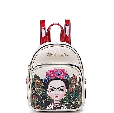 AUTHENTIC FRIDA KAHLO FLORAL MINI BACKPACK