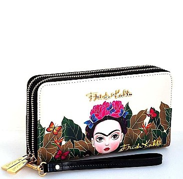 AUTHENTIC FRIDA KHALO LONG WALLET JYFJC-929