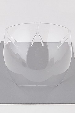 Bikers Large Shield Clear Sunglasses