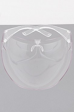 Bikers Large Shield Clear Sunglasses