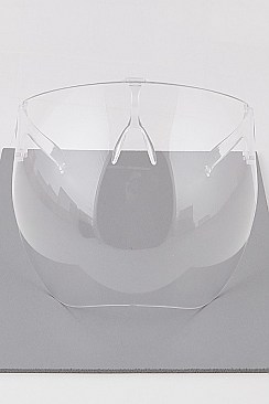 PACK OF 12 Bikers Large FACE Shield Clear Sunglasses