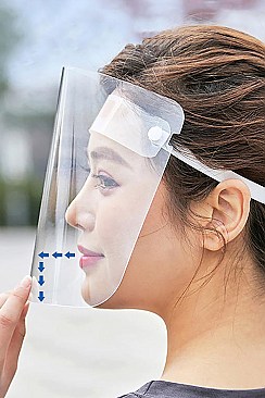 TRANSPARENT DETACHABLE MEDICAL DENTAL FULL FACE SHIELD FACE MASK