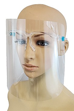 TRANSPARENT DETACHABLE MEDICAL DENTAL FULL FACE SHIELD