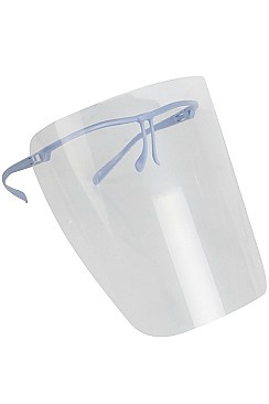 PACK OF 4 TRANSPARENT DETACHABLE MEDICAL DENTAL FULL FACE SHIELD KITCHEN COOKING FACE MASK