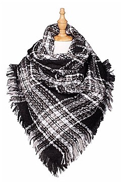 Stylish Plaid Blanket/Scarves/Shawls FM-AO503