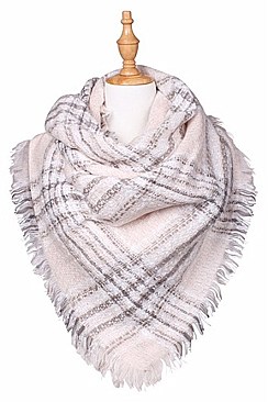 Stylish Plaid Blanket/Scarves/Shawls FM-AO503