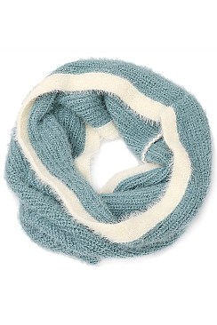 CLASSY SOFT FUR CROCHET INFINITY SCARF