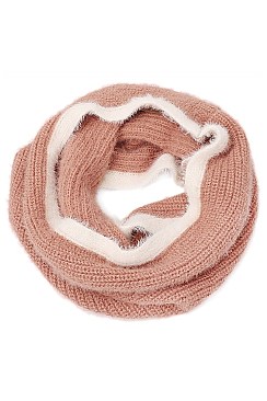 CLASSY SOFT FUR CROCHET INFINITY SCARF