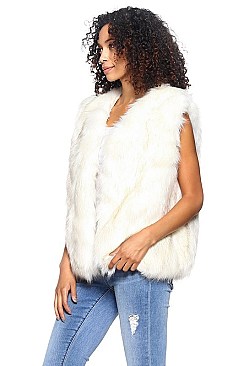 Faux Fur Vest FM-AO639