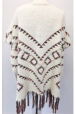 Stylish Multi Tone Tassel Accent Vest FM-AV191
