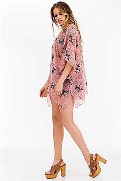 PACK OF ( 6 PCS ) ELEPHANT PRINT KIMONO MH-FTZKSF204