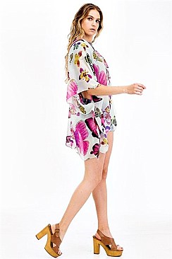 PACK OF ( 6 PCS ) BUTTERFLY PRINT KIMONO MH-FTZKSF205