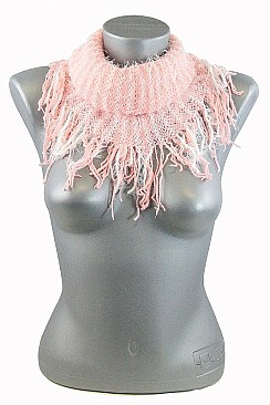 Pack of (12 pieces) Fringe Tunnel Scarves FM-SCF1100