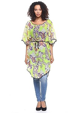 Pack of 6 Kimono Caftan Cover-Up