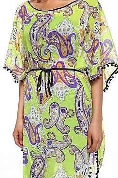 Pack of 6 Kimono Caftan Cover-Up