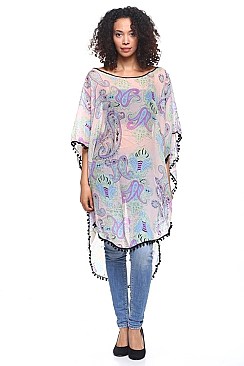 Pack of 6 Kimono Caftan Cover-Up