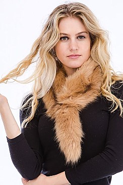 SOFT VEGAN FUR SCARF FM-WISF206