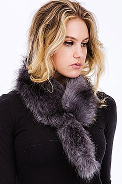 SOFT VEGAN FUR SCARF FM-WISF206