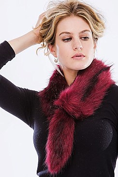 SOFT VEGAN FUR SCARF FM-WISF206