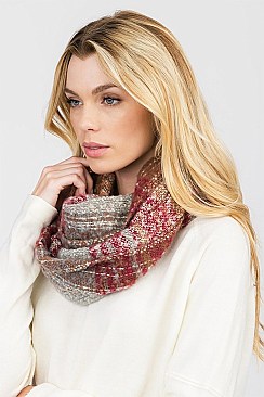 Pack of 12 Classic Assorted Color Fashion Infinity Scarf