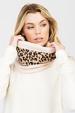 Pack of 12 Fashion Assorted Color Leopard print Infinity Scarf