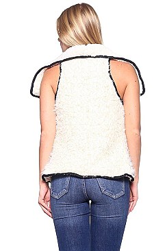 Elegant Style Soft Fur Reversible Vest FM-WSF143