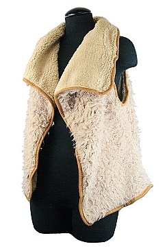 Elegant Style Soft Fur Reversible Vest FM-WSF143