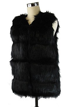 Elegant Soft Fur Vest FM-WSF193