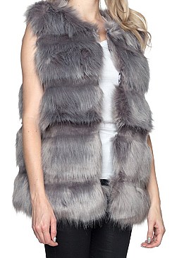Elegant Soft Fur Vest FM-WSF193