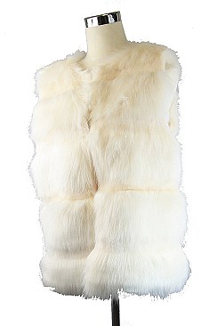 Elegant Soft Fur Vest FM-WSF193
