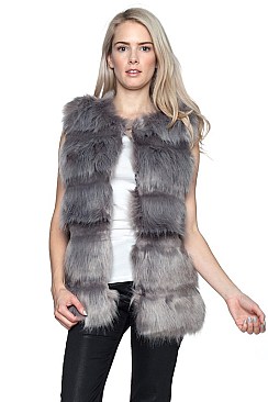 Elegant Soft Fur Vest FM-WSF193