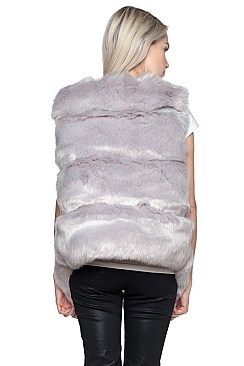 Stylish Soft Fur Vest FM-FTZWSF195