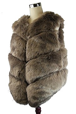 Stylish Soft Fur Vest FM-FTZWSF195